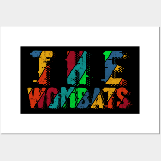 vintage color The Wombats Posters and Art